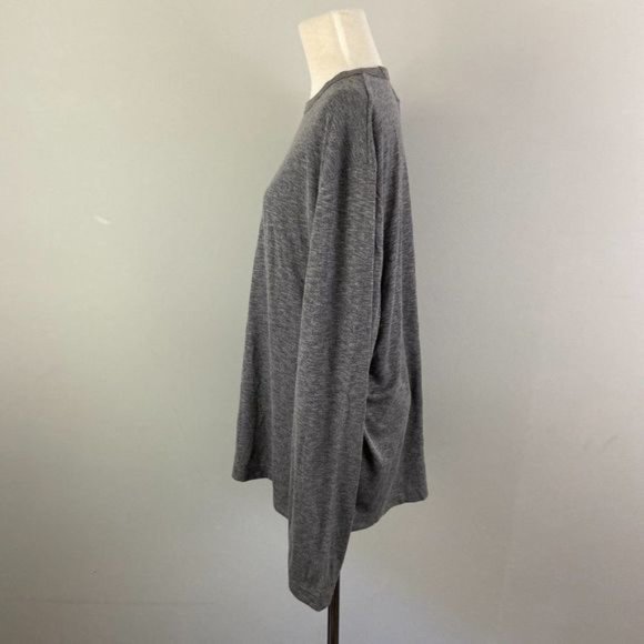 NWT NORDSTROM Grey Long Sleeve Crew Neck Shirt? - Picture 4 of 9